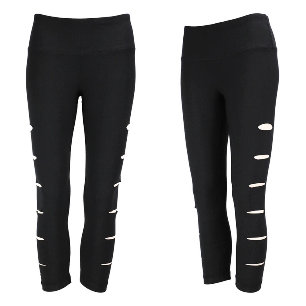 90 Degree by Reflex Side Slit Leggings